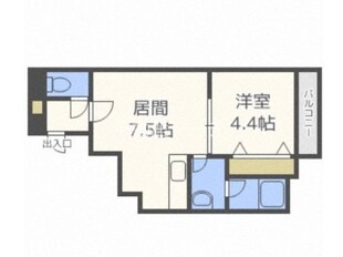 ラッフルズコートの物件間取画像